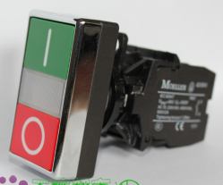 Authentic Eaton Muller Mushroom Head Spring Return Green A22-QDDL-11 10