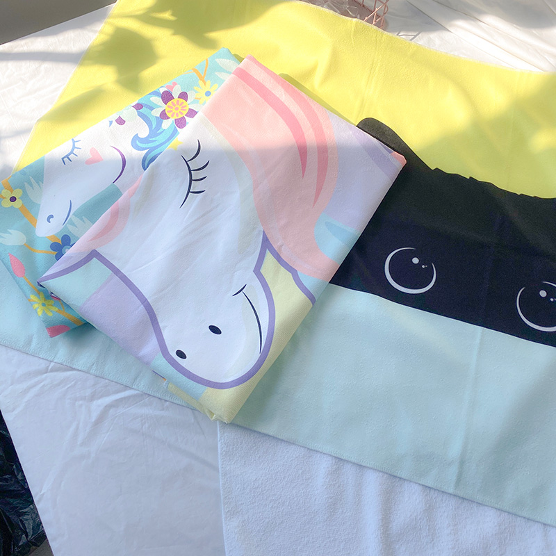ins net red unicorn fashion beach towel hot spring swimming towel beach bath towel dry hair towel sports absorbent towel