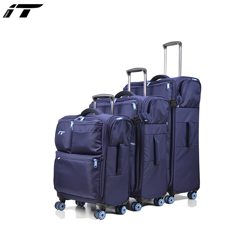 Exported to the Uk, Oxford Trolley Suitcase, Ultra-Light, Silent, Expandable, 20inch Carry-On, Women's Explosion-Proof Checked Travel Suitcase Exported to the Uk, Oxford Trolley Suitcase, Ultra-Light, Silent, Expandable, 20inch Carry-On, Women's Explosion-Proof Checked Travel Suitcase