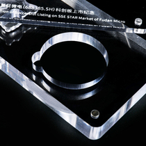 Transparent acrylic plate Custom high light numerical control milling CNC Finely Carved Gong Milling machining Excavation Groove Parts Accessories Booking