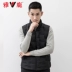 Yaloo / áo vest nam xu hướng mới giản dị dày ấm áp áo khoác vest nam Han Slim - Dệt kim Vest áo len cho nam Dệt kim Vest