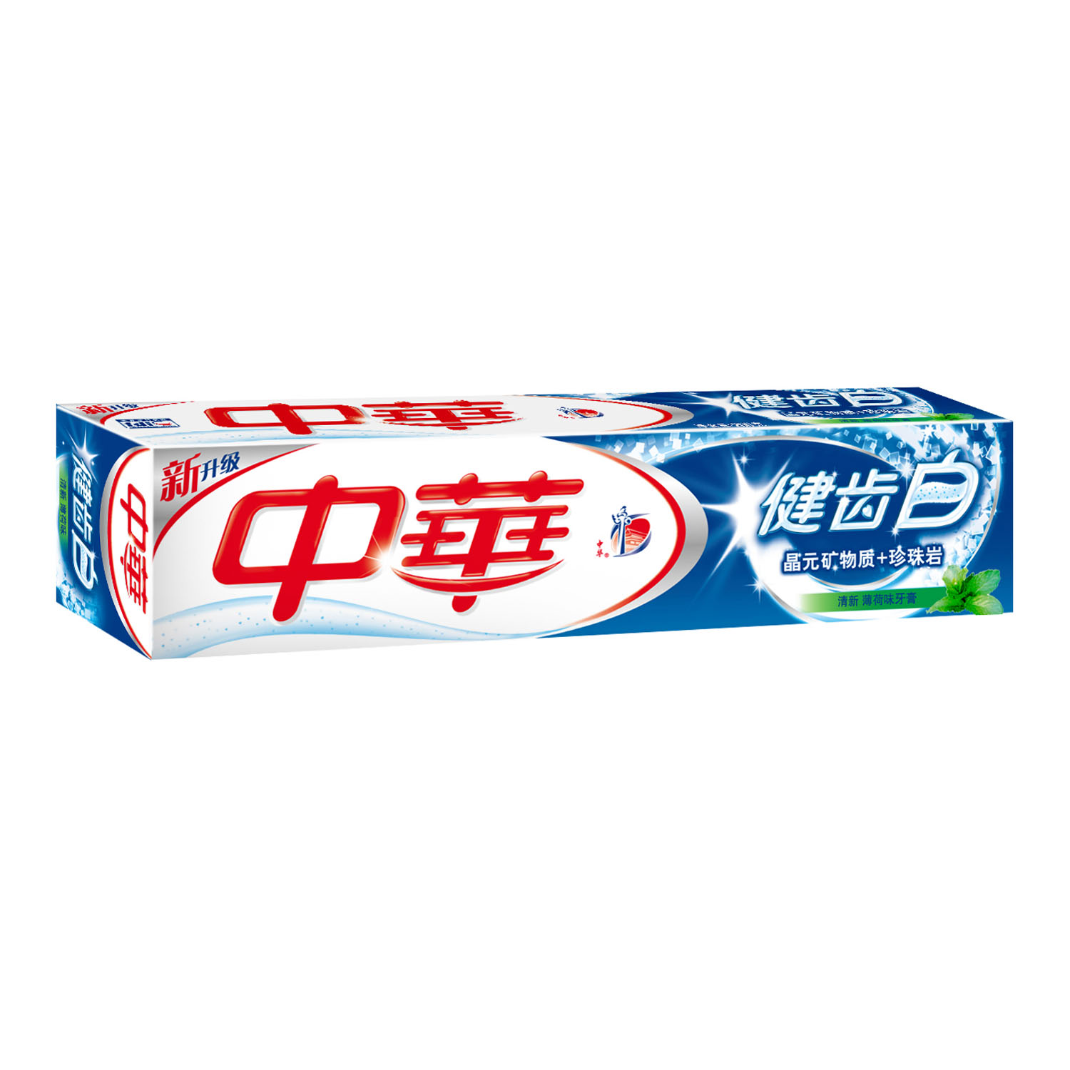 中华牙膏 健齿白清新薄荷味牙膏200克  美白牙齿 防止蛀牙