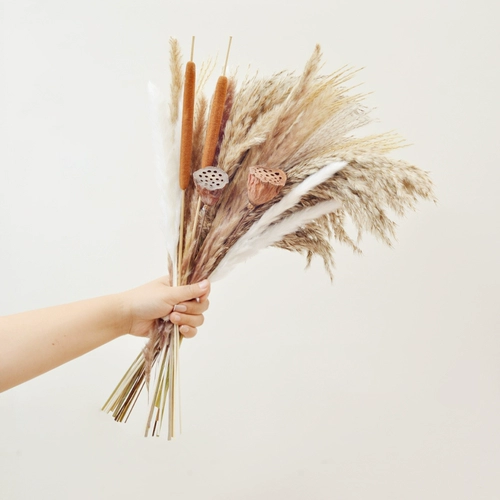 Натуральный тростник сушеный цветок вставка декоративное магазин магазин Shinhua Home Fressings Стрельба для реквизита