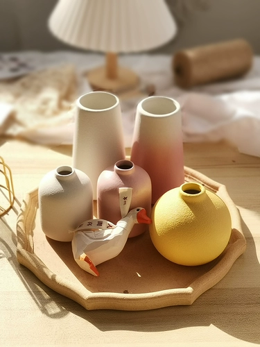 Нордический стиль простая керамическая стеклянная ваза Прозрачная бутылка декоративная гидропонная цветочная композиция гостиная спальня настольная табличка