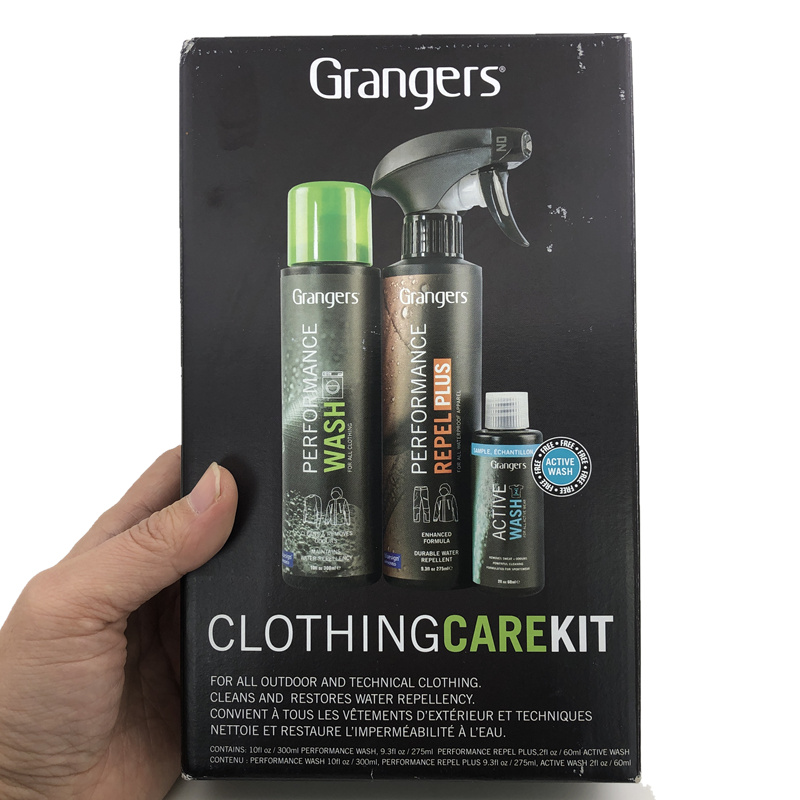 British Grangers stormtrooper down detergent DWR water repellent repair and maintenance outdoor brand recommendation