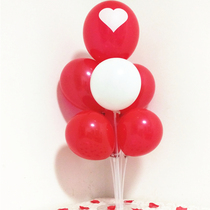 Table floating balloon bracket wedding decoration birthday arrangement wedding party transparent pole desktop road guide creative column