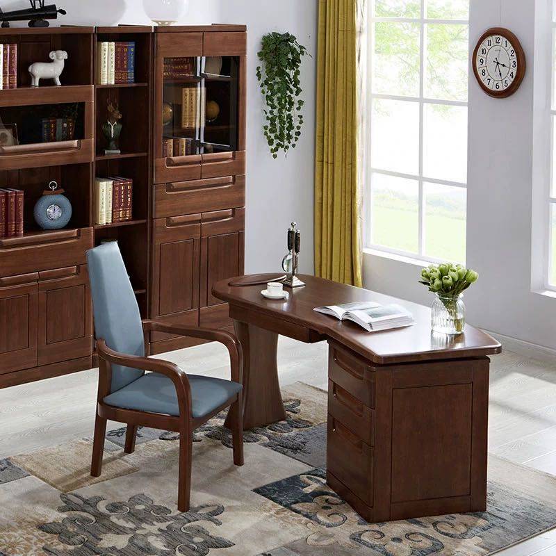 Light Home Innate New solid wood desk modern Chinese elm wood