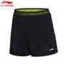 Quần short nam Li Ning Chạy quần thể thao thông thường Quần thể thao Life Series Quần thường AKSN217-1 - Quần thể thao quần short nam the thao