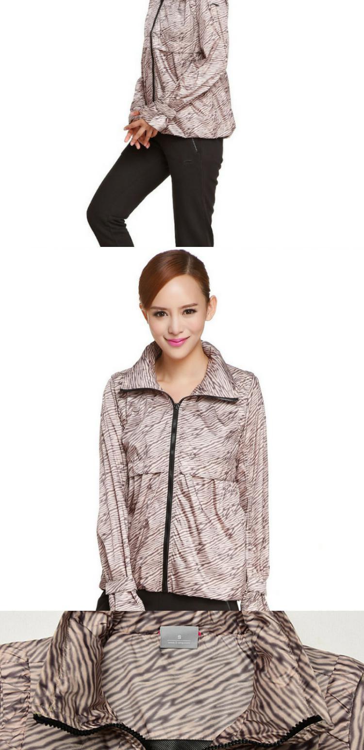 Li Ning áo nữ tự canh đứng cổ áo khoác mùa xuân và mùa thu mỏng phần thời trang thể thao và giải trí áo gió một lớp QG mẫu áo gió nam đẹp 2020