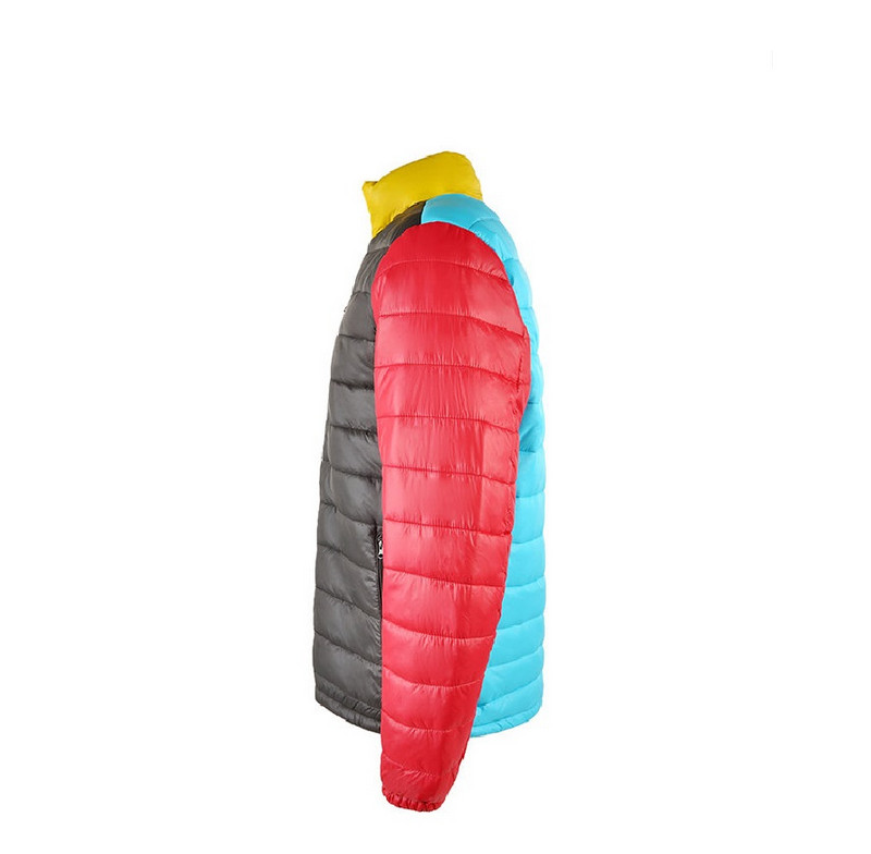 Li Ning bông nam giới và phụ nữ AJMH171 QC cuộc sống thể thao loạt màu sắc phù hợp với cổ áo ấm quần áo cotton ngắn áo phao đẹp