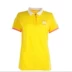 Li Ning Women ngắn tay POLO Áo thể thao mùa hè Dòng thể thao đô thị APLH046