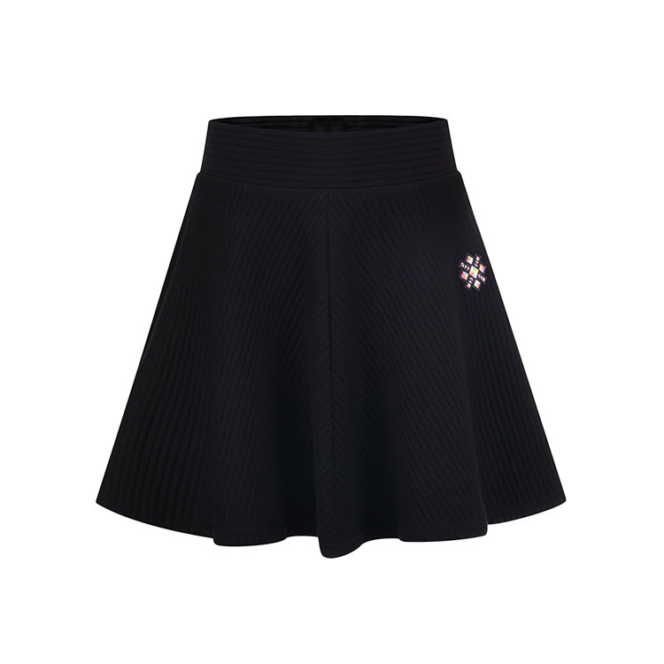 Li Ning của phụ nữ thể thao ngắn váy Casual thoải mái thể thao màu váy ASKK246 QC áo thể thao nữ adidas
