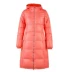 Li Ning Womens Long Down Jacket Trùm dài Thể thao và Giải trí Sê-ri Áo khoác ấm xuống AYMH184 QC áo lông vũ lining Thể thao xuống áo khoác