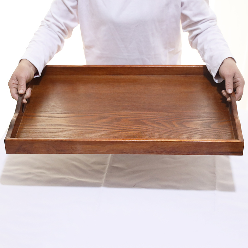 Extra-Large Wooden Tray for Roasting Whole Lamb, Solid Wood Rectangular Tray, Household Tea Tray, Brown Storage Tray, Restaurant Serving Tray Extra-Large Wooden Tray for Roasting Whole Lamb, Solid Wood Rectangular Tray, Household Tea Tray, Brown Storage Tray, Restaurant Serving Tray