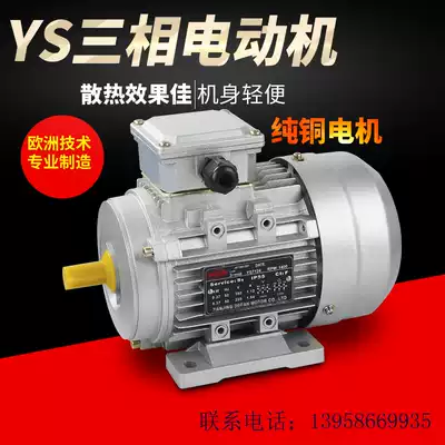 YS series motor copper wire 132 5 5kw 7 5kw 4 level Vertical horizontal