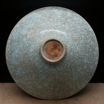 Song Hutian kiln split bamboo hat bowl antique porcelain antique collection folk old objects antique antique Chinese ornaments