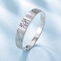 Joy Drilling Male Ring Diamond Ring 18K Gold Male Ring Business Platinum Wedding Courting Ring Courting Wedding Ring