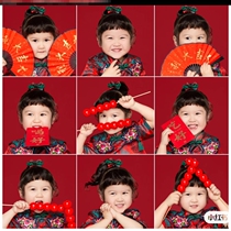 New Years Shooting Profile for Childrens Rabbit Year Photography Simulation Sugar Hulu for the New Years Festival New Year Film Building