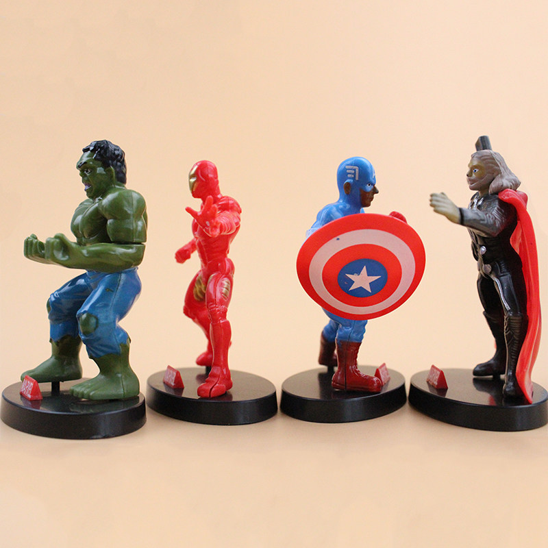 10 copies of 4 sets of Avengers Heroes League Steelers American Captain Decorated With Spider Man Green Giant