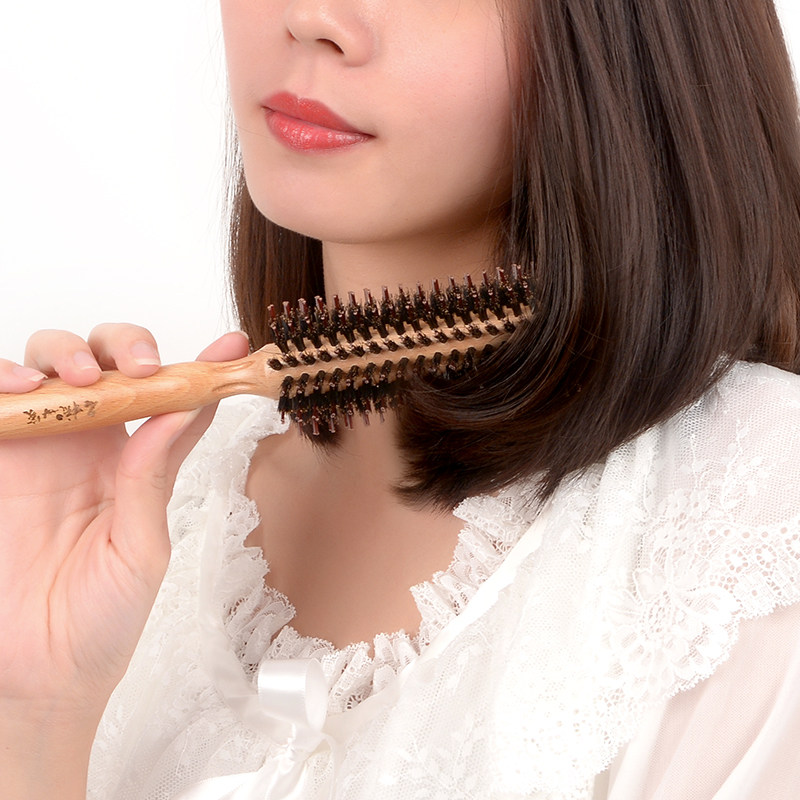 Roll Comb Rolls Hair Comb Inner Button Blow Hair Styling Theiner Hairstyle Cylinder Hair Salon Professional Fluffy Hairdresser Special