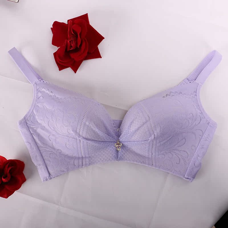 Ghen sexy ren không vòng thép đẹp trở lại áo ngực mỏng thời trang vú womens điều chỉnh áo ngực đồ lót.