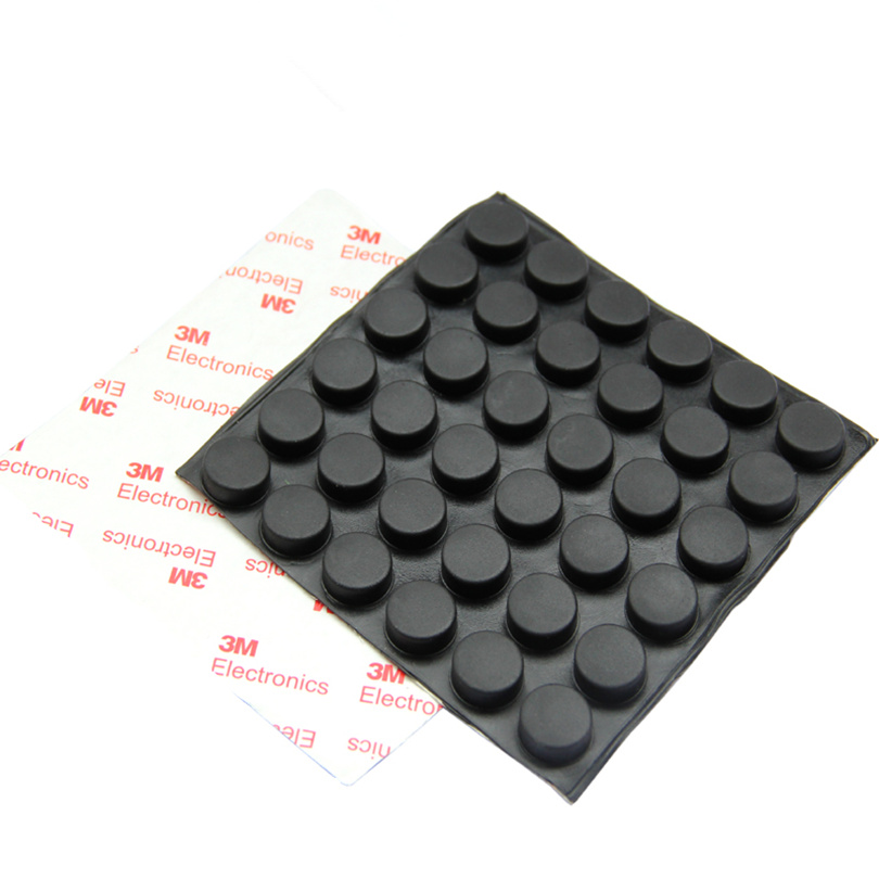 Clothes door anti-collision sticker silicone anti-skid rubber pad home anti-wear anti-scratch foot pad furniture electrical appliances self-adhesive anti-collision rubber particles