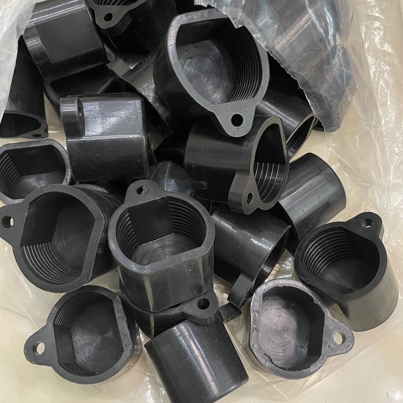 Dive bottle protective cover black rubber anti-collision anti-wear anti-wreck aluminum bottle head protective cover cylinder cover dive