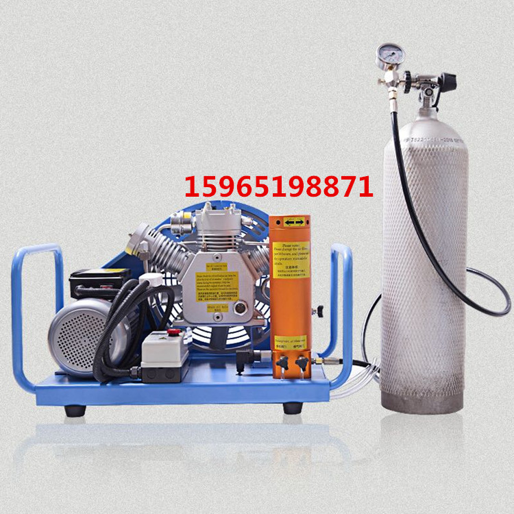 High-pressure air compressor submersible high-pressure air pump 12L submersible aluminum bottle air cylinder water cylinder inflatable compressor