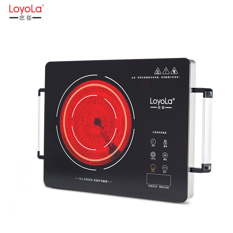 bếp junger Loyola / lòng trung thành LC-E109S bếp điện gốm 3 vòng nồi chiên nồi lẩu không có bếp cảm ứng bức xạ chính hãng - Bếp cảm ứng bếp từ hồng ngoại