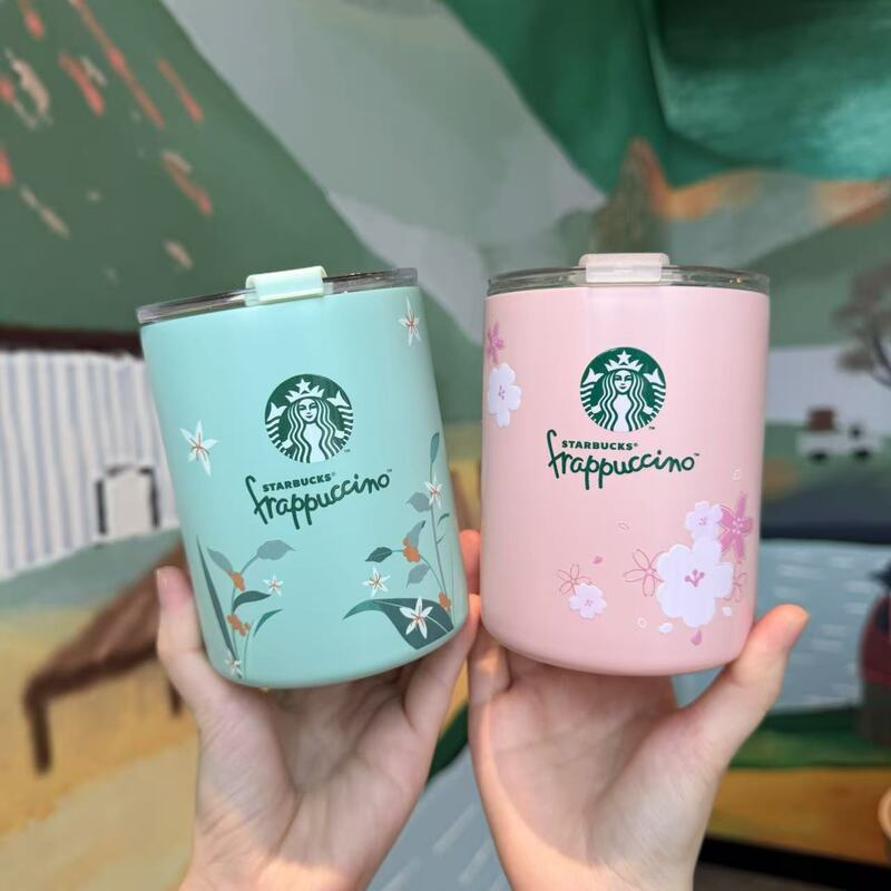 Starbucks Cup 2026 New Model High-Looking Stainless Steel Desktop Water Cup for Couples Large-Capacity Portable Thermos Cup