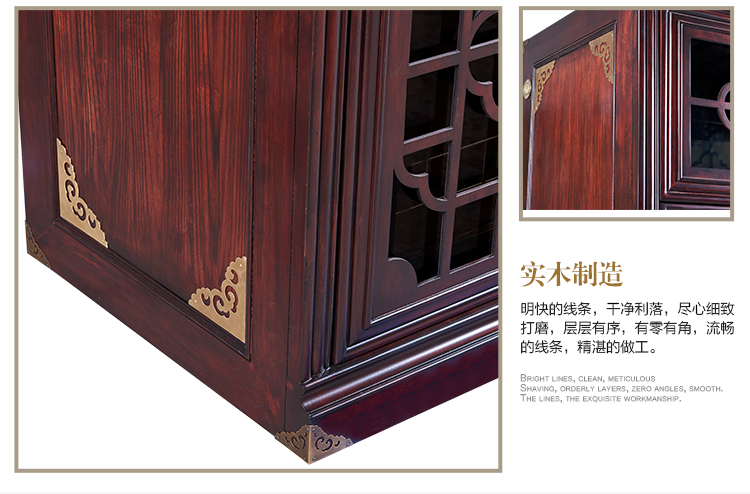 giá để rượu vang bằng gỗ Kim Trang Trung Quốc tủ rượu tùy chỉnh hộ gia đình gỗ rắn tủ lạnh tủ rượu tủ lạnh máy nén nhiệt - Tủ rượu vang giá tủ rượu gỗ