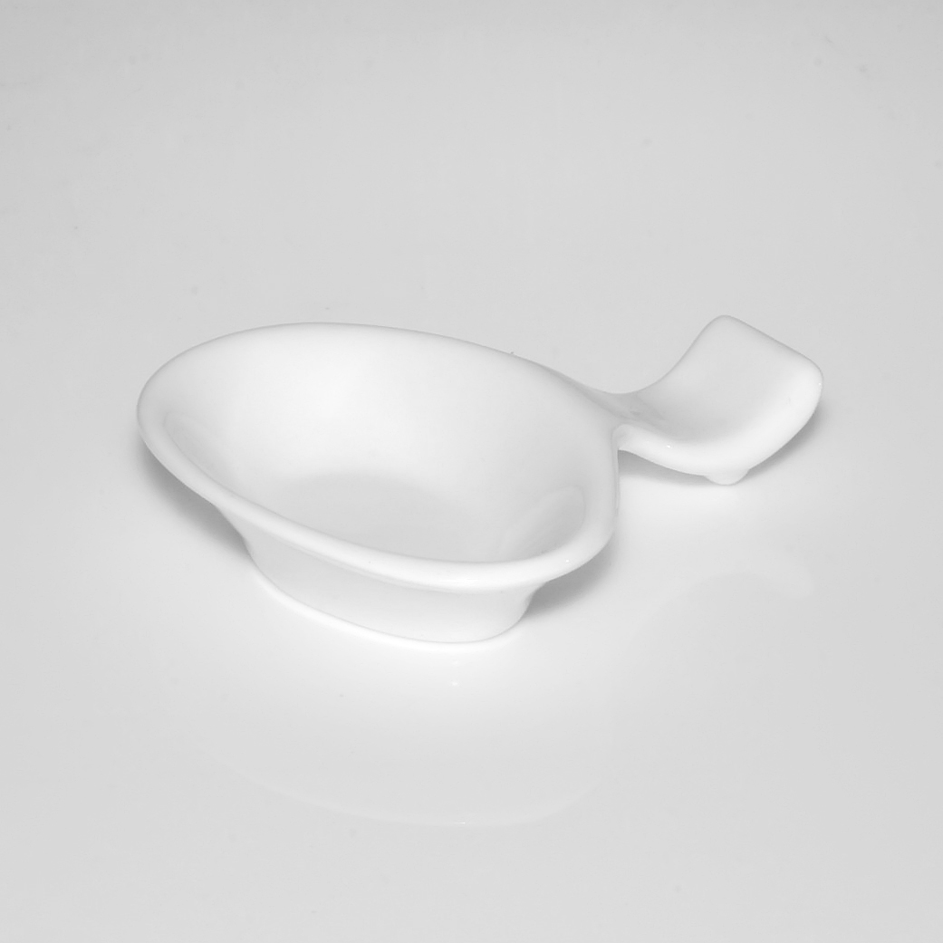 T spoon Chopsticks Rack Chopstick Rack Pure White Bone China Cutlery shelf pure white antibacterial lead-free