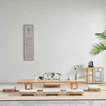 Day-style tea table and chairs Combined solid wood tatami table Zen-table Dwarf Table Country School Desk Living Room and Room Several Table