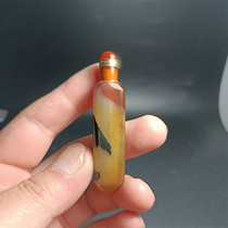 G28 agate snuff bottle natural handmade