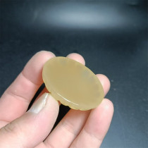 G20 natural agate snuff dish