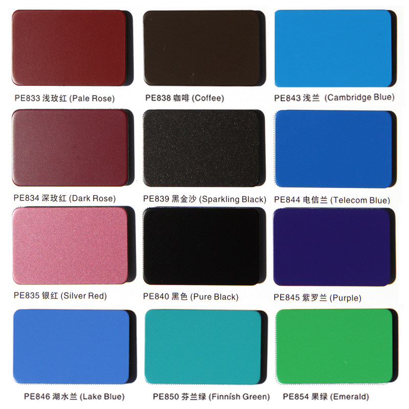 Auspicious Shengke 4mm21 Silk ink Green clinker Double item Continuous Aluminum Plastic Plate Exterior Wall Interior Wall wall Dry hanging plate