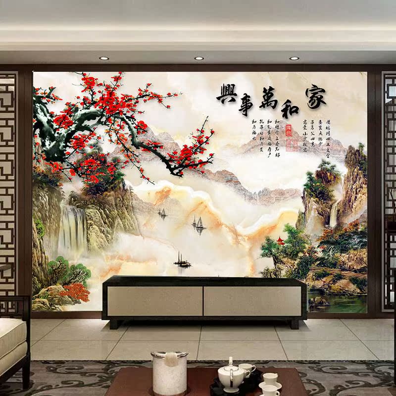 5d TV background wall wallpaper wallpaper living room atmosphere 8d marble pattern video wall covering home and everything