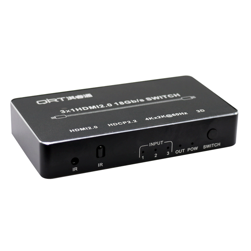 hdmi switcher three-in-2 0 version 3 into 1 out converter film HD 4k display in split screen