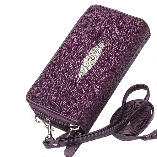 Подлинные новые дамы в стиле жемчужной рыбы с двойной молнией и пакетами, чистые сумочки могут наклонно пересечь заводскую цену