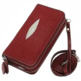 Подлинные новые дамы в стиле жемчужной рыбы с двойной молнией и пакетами, чистые сумочки могут наклонно пересечь заводскую цену