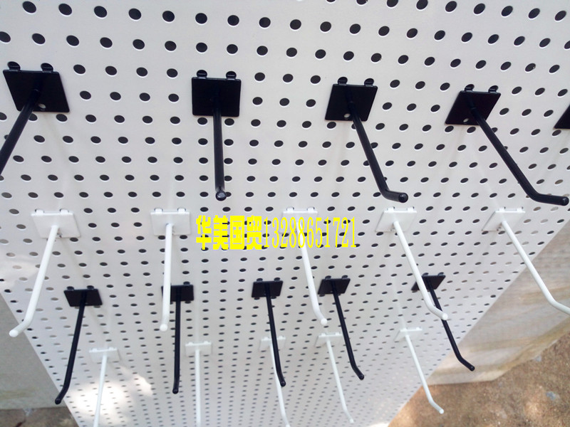 Hanging Hole Plate Black White Baking Varnish Display Hook Dongle Plate Accessories Ornament Hooks Back Hole Plate Nail Hook Accessories Direct