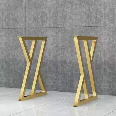 Wrought iron table legs bracket Office desk feet TV cabinet Dining room bar household table feet Table frame desk feet customization
