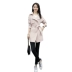 Áo gió nữ mới mùa thu 2019 phiên bản Hàn Quốc của áo khoác nhỏ giản dị hoang dã Áo khoác lửng nữ dài tay - Trench Coat