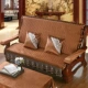 Dày gỗ xốp sofa đệm với tựa lưng Xiêm trượt Four Seasons Trung Quốc mùa xuân ghế gỗ custom-made đệm đỏ - Ghế đệm / đệm Sofa