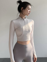 VALVOELITE yoga clothing spring summer women long sleeve tight running quick dry slim sports coat fitness suit