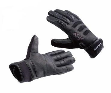 Italy Mountaineering Climbing CAMP 1879 03 AXION Rope Rescue Black Tactical Wear Resistance Gloves
