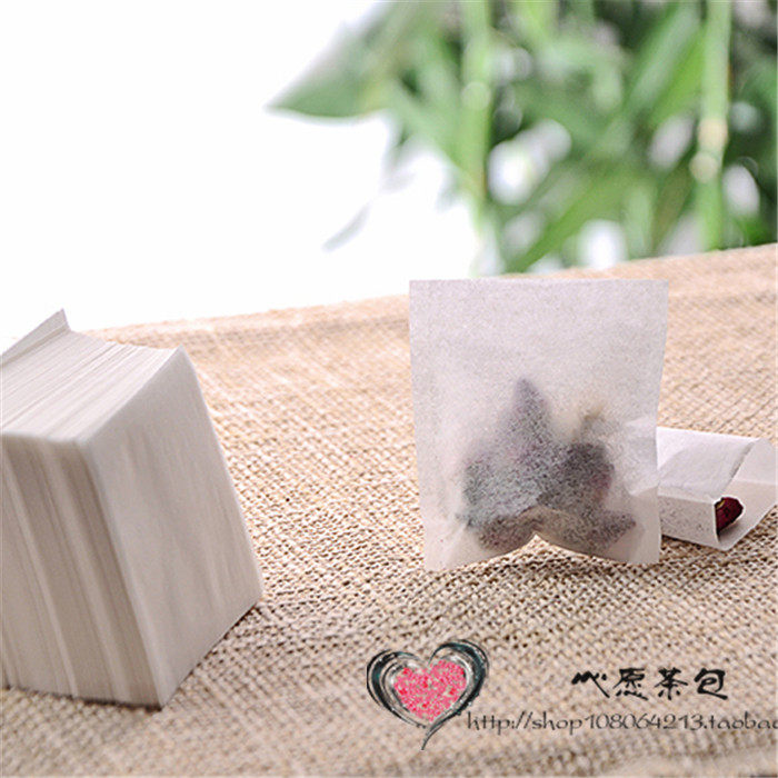500pcs 60*65mm heat seal disposable tea bag brew tea bag empty tea bag coffee bag