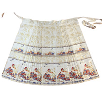 Yu Qingge Hanfu incoming material trapezoid parallel pleated horse face labor cost custom processing horse face skirt incoming material