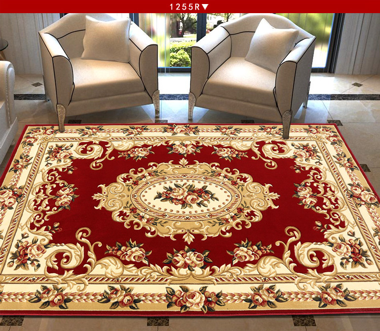 Thảm châu Âu phòng khách sofa bàn cà phê chăn gia đình phòng ngủ đầu giường chăn văn phòng Mỹ sang trọng dày mat - Thảm thảm phòng khách