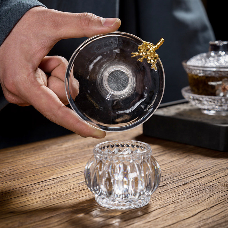 Glass Tea Leak Filter Tea Ware Creative Tea Filter Tea Filter Tea Filter Tea Compartment Funnel Tea Set Accessories Filter Tea